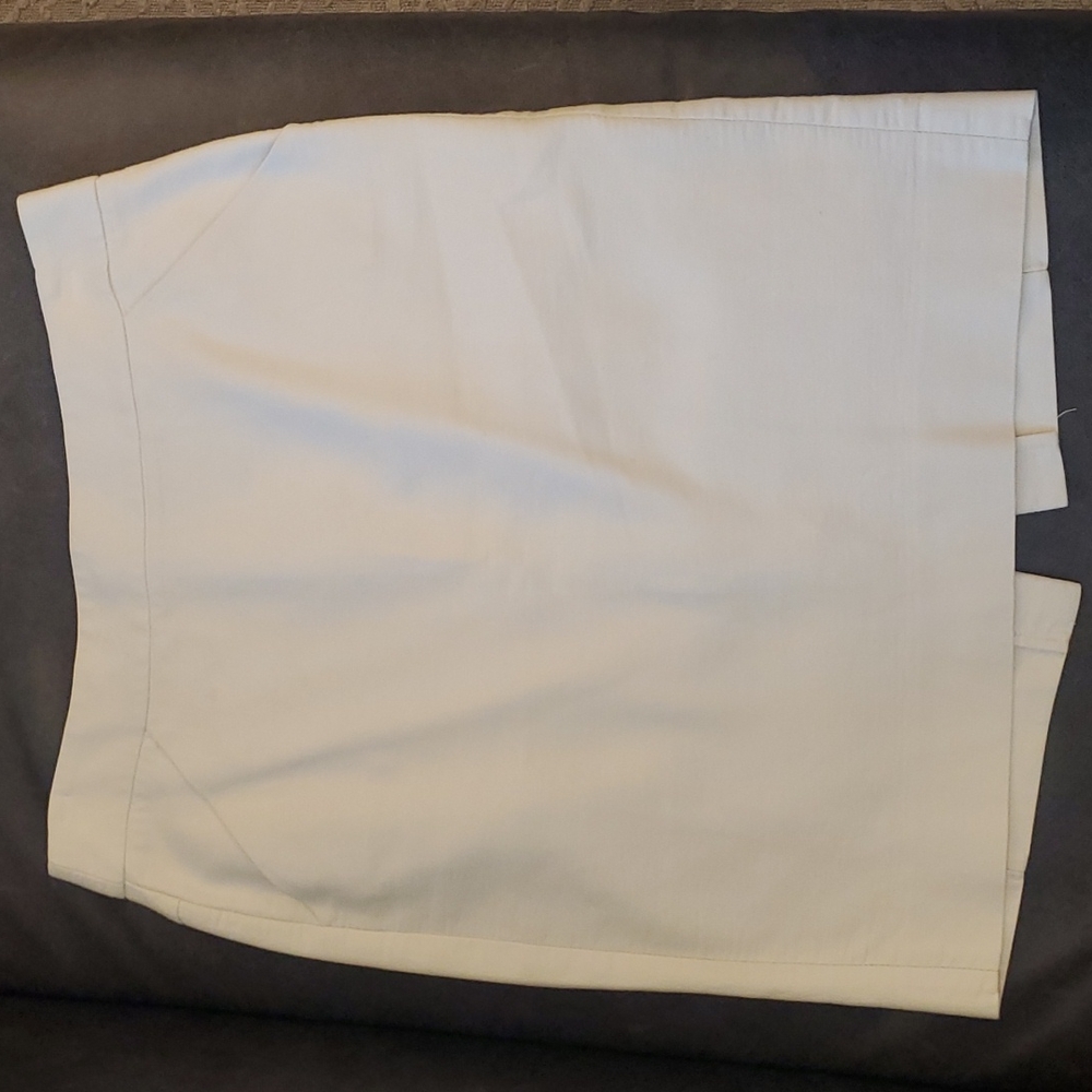 JCrew Cream pencil skirt